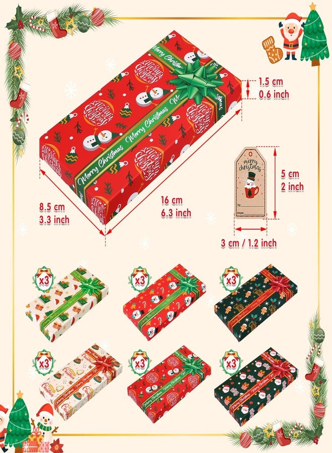 Naler 18Pcs Christmas Gift Card Holder, Gift Card Boxes with 20 Stickers for Christmas New Year Party Favors Gifts for Small Business, Specially designed Xmas Box - Image 2
